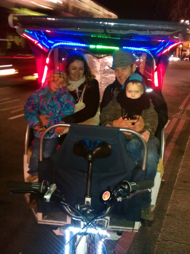 rickshaw winter wonderland