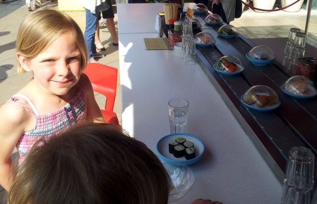 Sushi al fresco on the Southbank