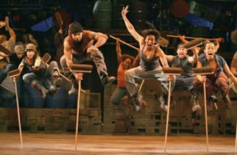 stomp at the Ambassador theatre London